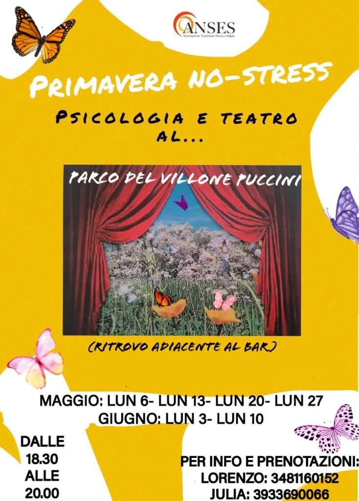 primavera no stress teatroterapia pistoia