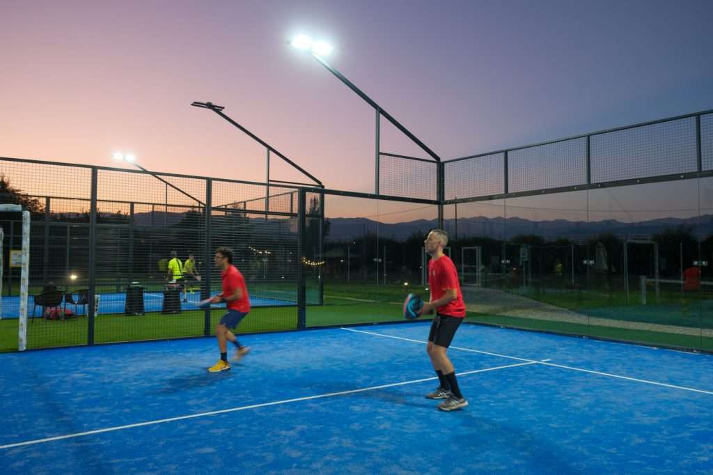 Campus Padel Club, un insieme di tre campi da padel immersi nel verde del Nursery park.