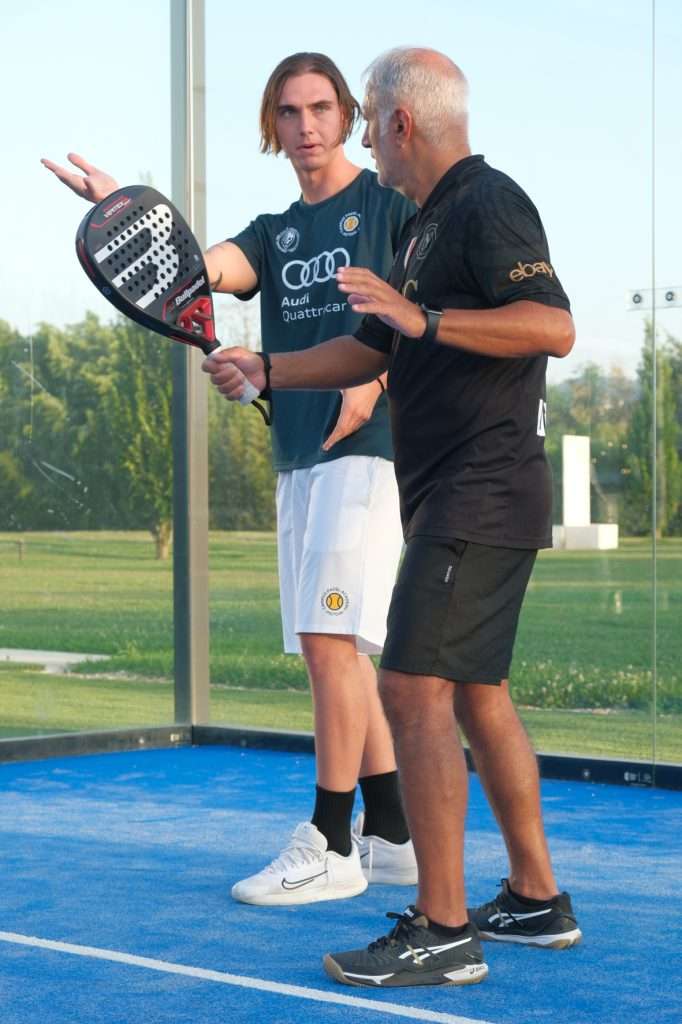 Campus Padel Club, un insieme di tre campi da padel immersi nel verde del Nursery park.