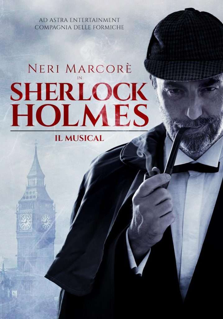 Neri Marcorè in Sherlock Holmes - Il musical