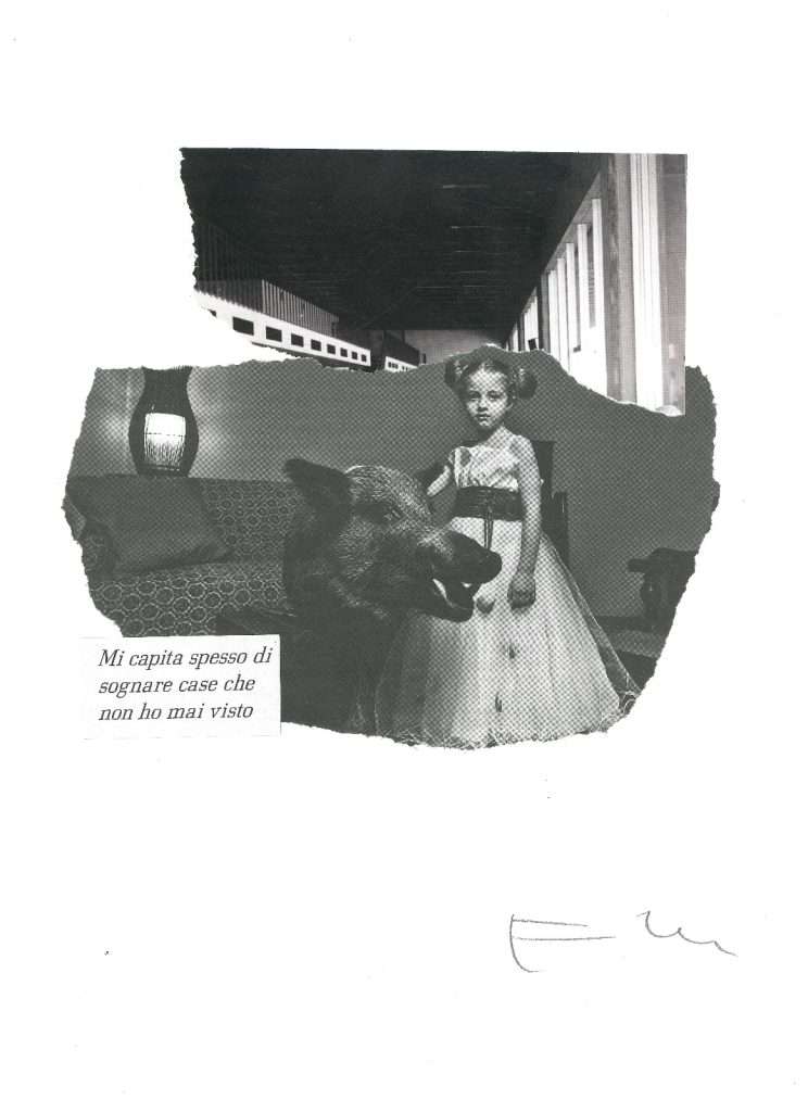 Elena Marini è una figura eclettica della Poesia Visiva: la sua visione del nostro tempo e del futuro è un mondo a tratti surreale.
