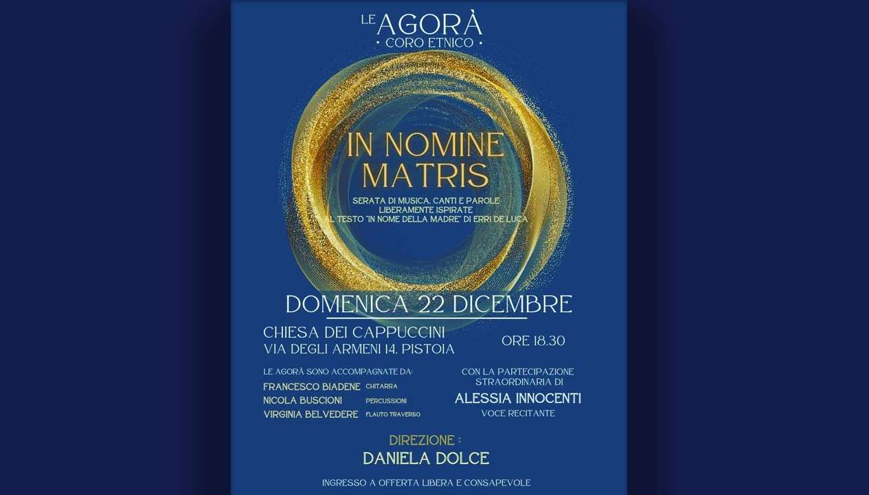 Il femminile incontra il Divino, durante l'evento In Nomine Matris durante il quale parole, canti e musica si incontrano attorno alla figura di Maria