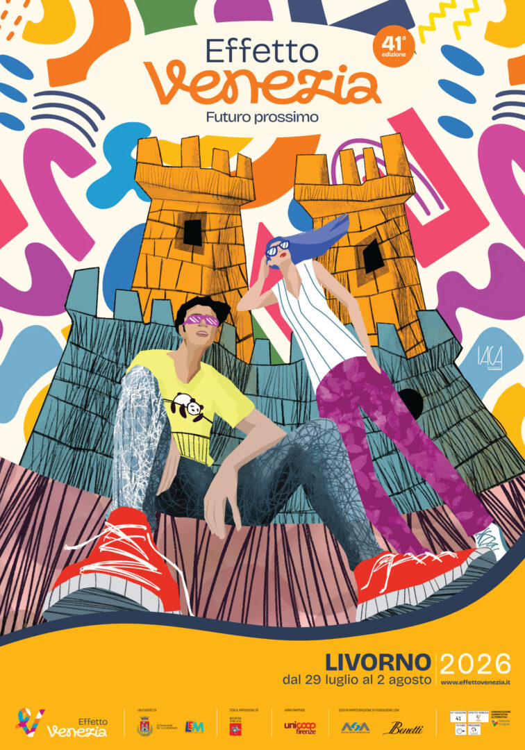 Da mercoledì 29 luglio a domenica 2 agosto 2026, lo storico quartiere Venezia di Livorno torna a trasformarsi nel palcoscenico di Effetto Venezia, l’evento di punta dell’estate livornese giunto quest’anno alla sua quarantunesima edizione. Organizzata da Fondazione LEM - Livorno Euro Mediterranea per il Comune di Livorno, la manifestazione è reduce dalla vittoria del premio “Best of the best” ai PA Awards 2026 di Scandicci – riconoscimento nazionale tributato agli eventi prodotti da Pubbliche Amministrazioni – come la migliore in assoluto tra tutte le categorie in concorso.